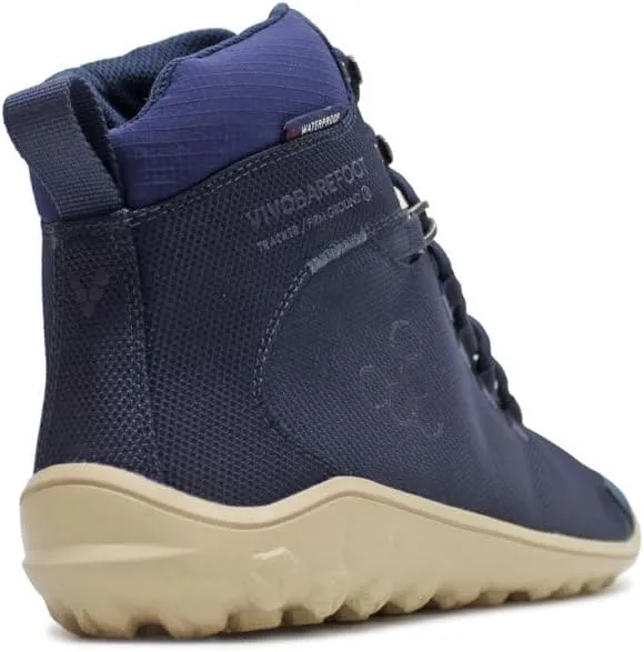 Vivobarefoot Tracker Textile FG2 Mens Barefoot Hiking Boots | Waterproof, Lightweight & Puncture Resistant | All Weather & Terrains | Wide Fit Grounding Shoes