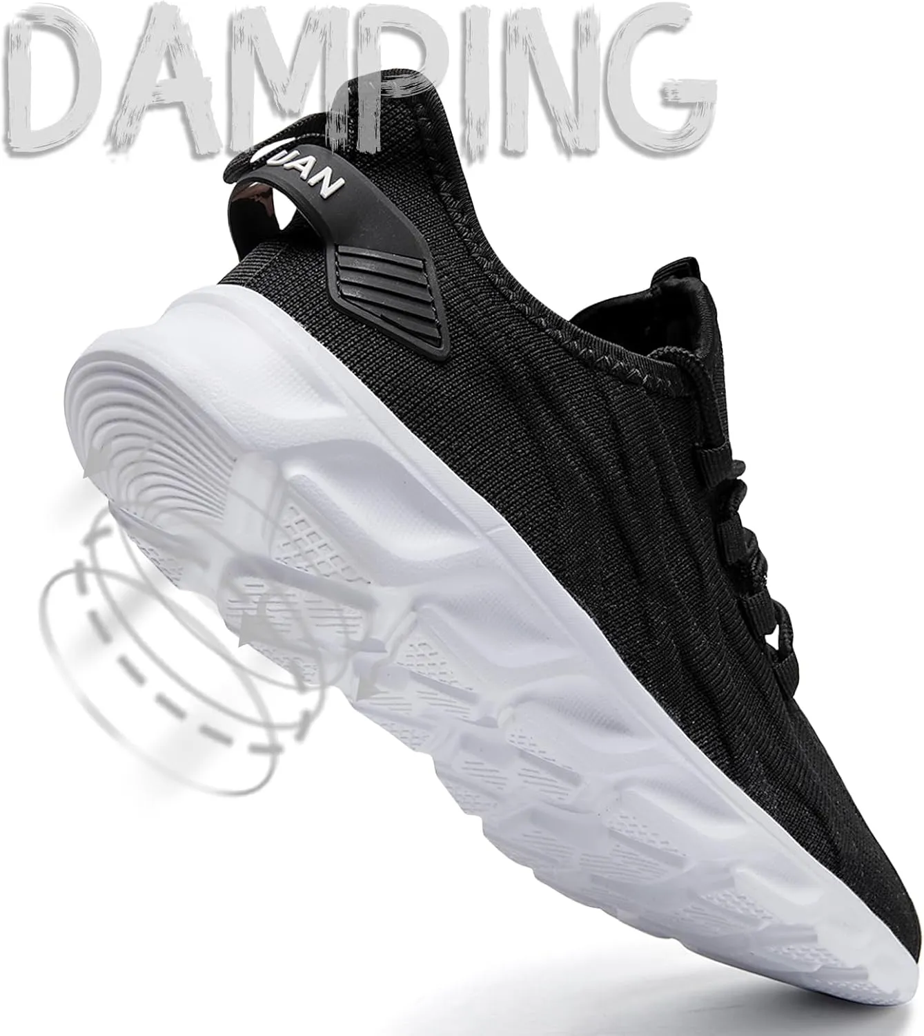 WCIDFY Men's Running Shoes Gym Tennis Work Shoes for Men Mesh Lightweight Athletic Sports Fashion Workout Casual Sneakers