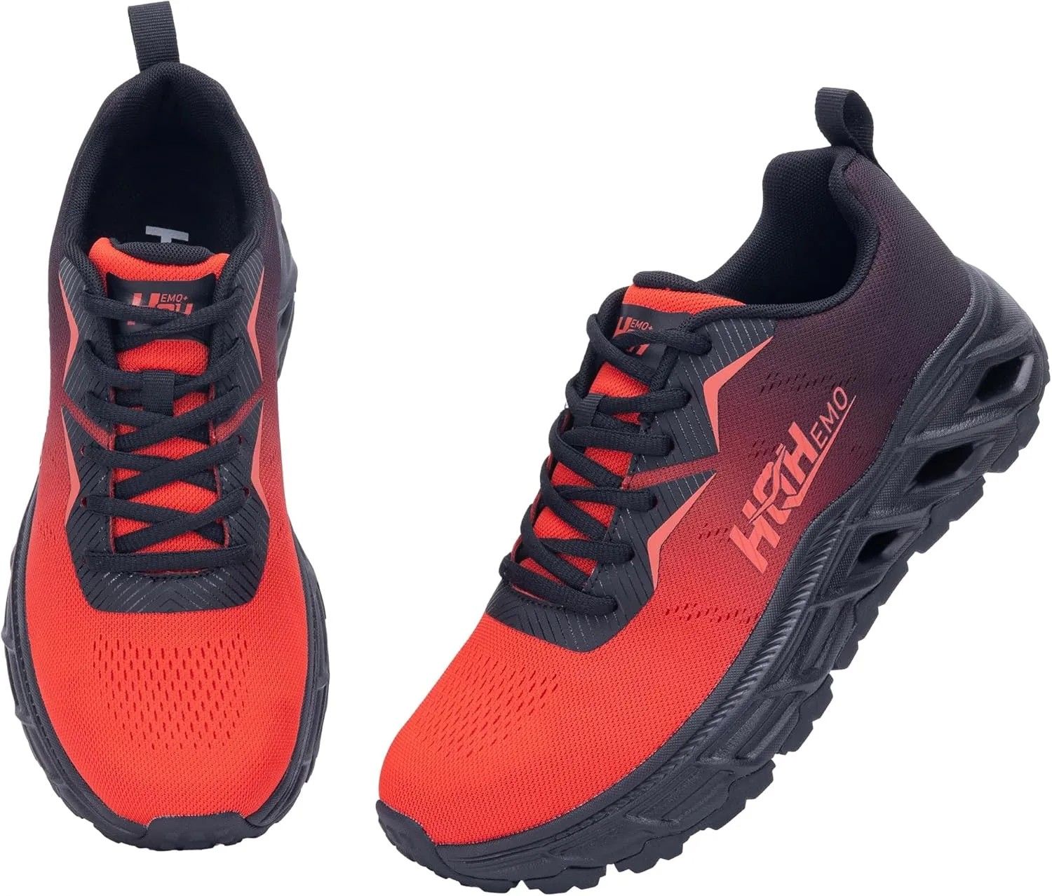 Wide Trail Running Shoes for Mens - FALKON 1.0 Waterproof Hiking Sneakers Wide Width for Outdoor with Jet-Holes Sole