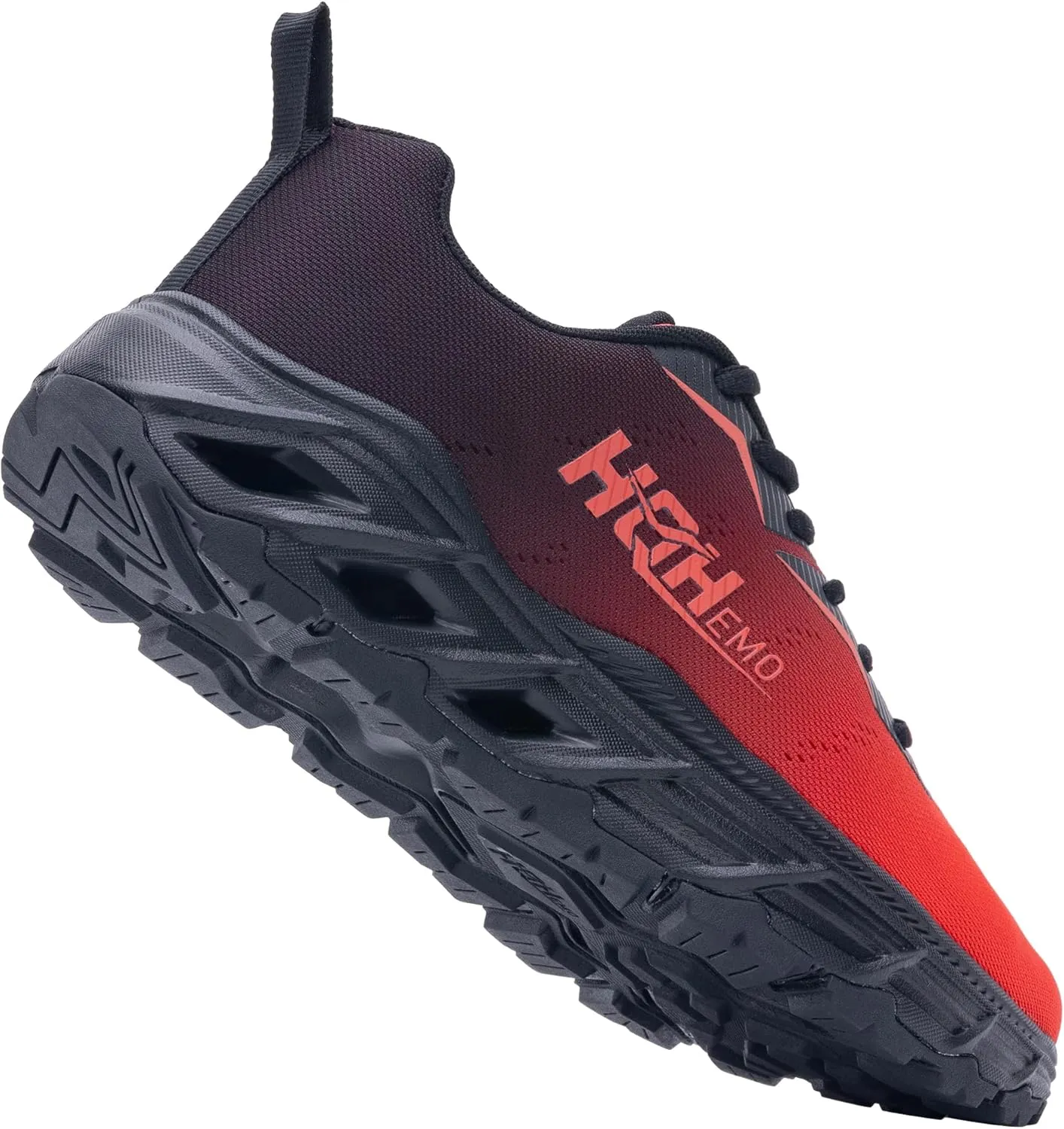 Wide Trail Running Shoes for Mens - FALKON 1.0 Waterproof Hiking Sneakers Wide Width for Outdoor with Jet-Holes Sole