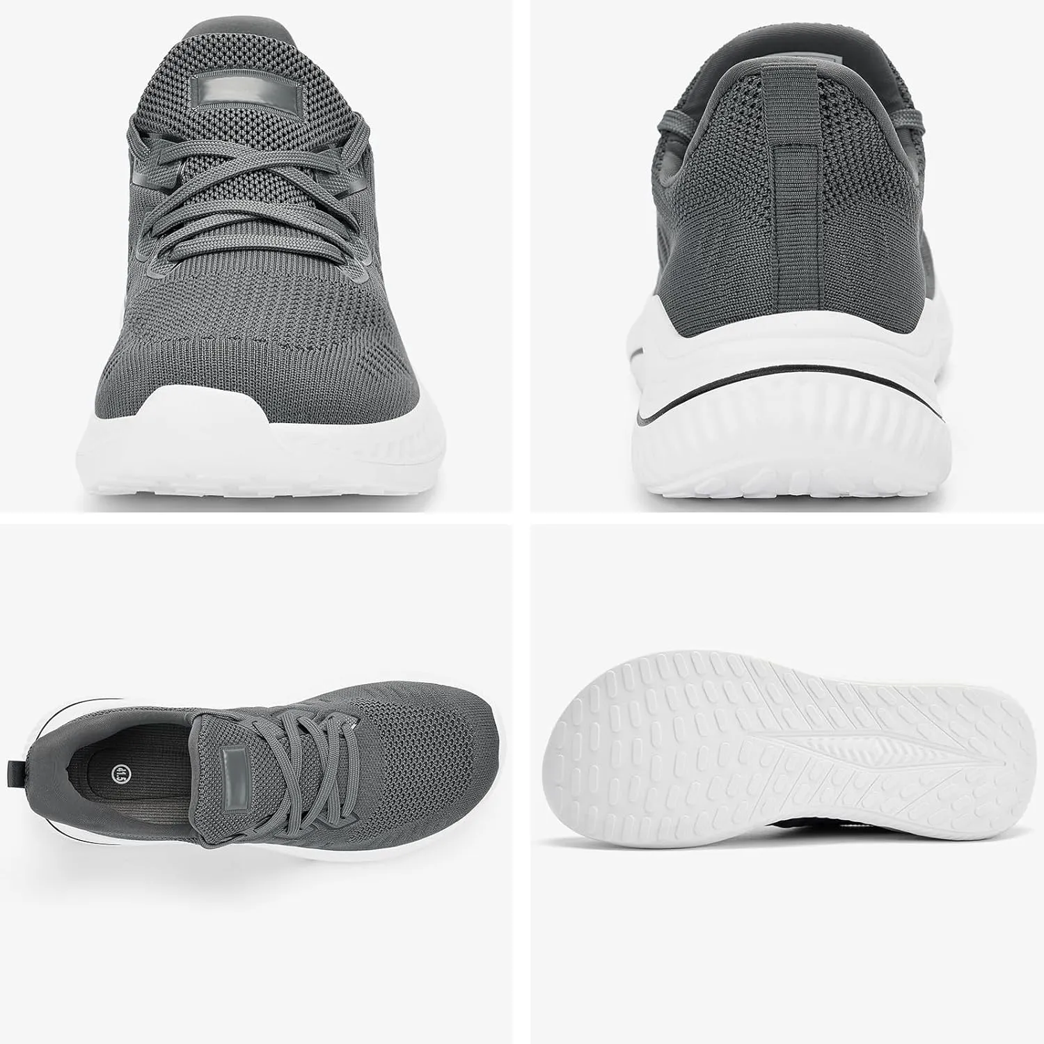 Wide Walking Shoes for Men Slip On Mens Running Shoes Tennis Shoes Lightweight Breathable Walking Sneakers Workout Gym Wide Sneakers