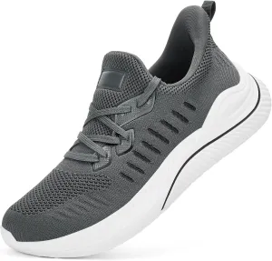 Wide Walking Shoes for Men Slip On Mens Running Shoes Tennis Shoes Lightweight Breathable Walking Sneakers Workout Gym Wide Sneakers