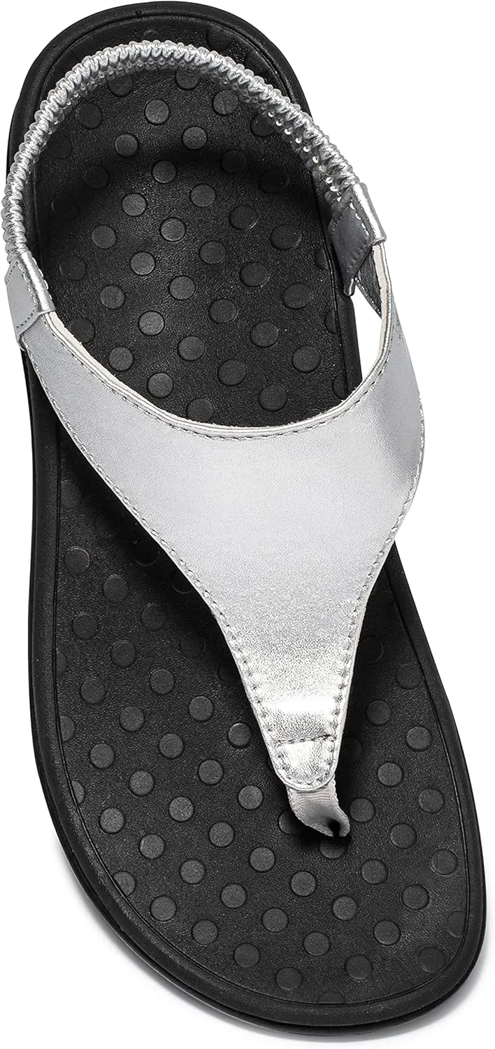 Womans Sandals Flip Flop with Orthotic For Flat Feet Plantar Fasciitis Arch Support Athletic Slide Sandals Relieve Flat Feet, High Arch,