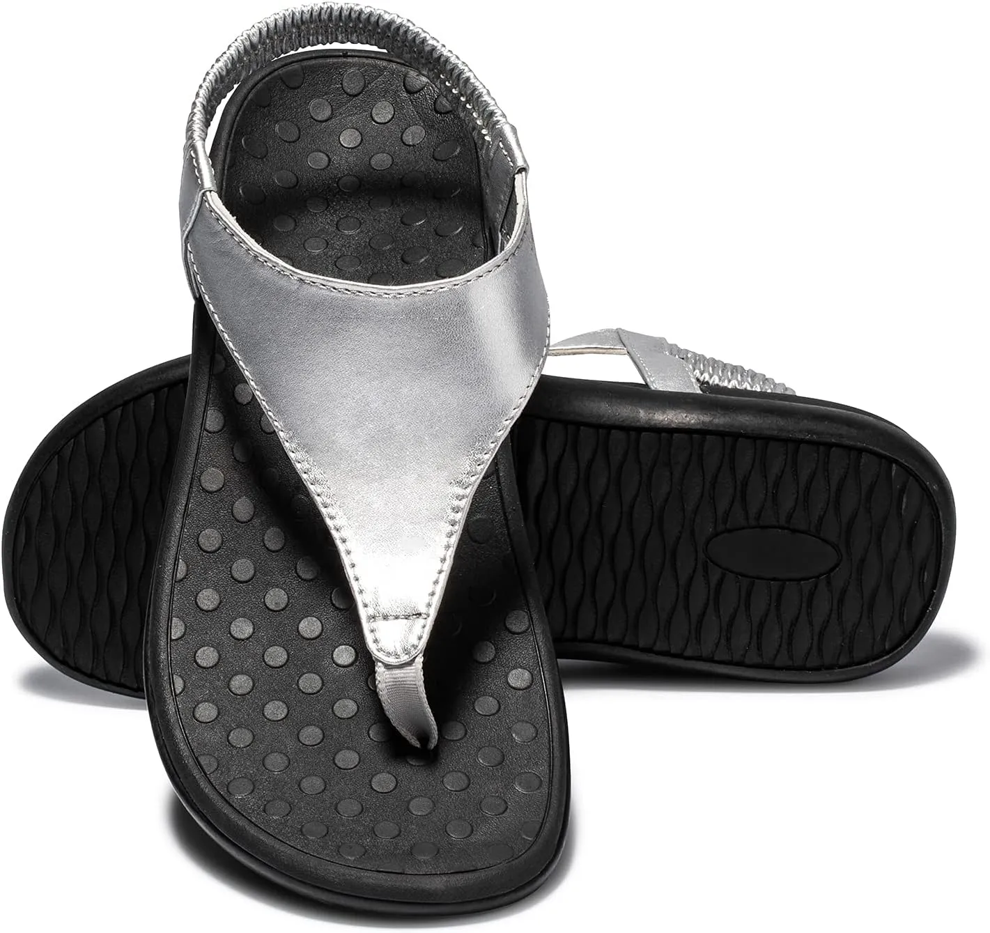 Womans Sandals Flip Flop with Orthotic For Flat Feet Plantar Fasciitis Arch Support Athletic Slide Sandals Relieve Flat Feet, High Arch,