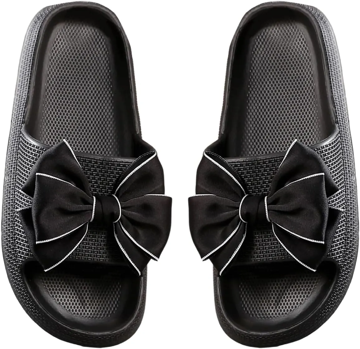 Women's Bow Knot Sandals Open Toe Comfortable Preppy Slide Sandals