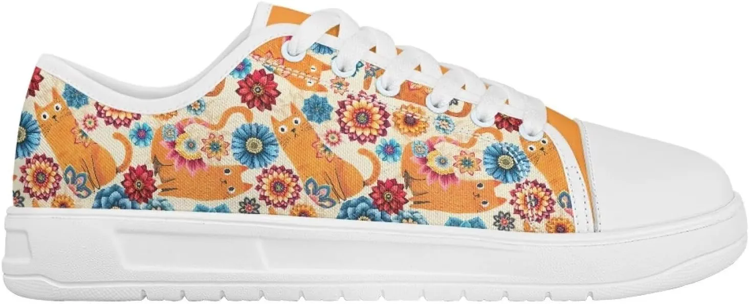 Women's Fashion Sneakers Canvas Shoes Lightweight & Comfy Casual Shoes Pet Theme