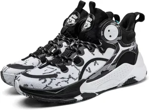Womens High Top Fashion Graffiti Basketball Shoes Fashion Breathable Non-Slip Sneakers Comfortable Outdoor Running Training Sport Shoes
