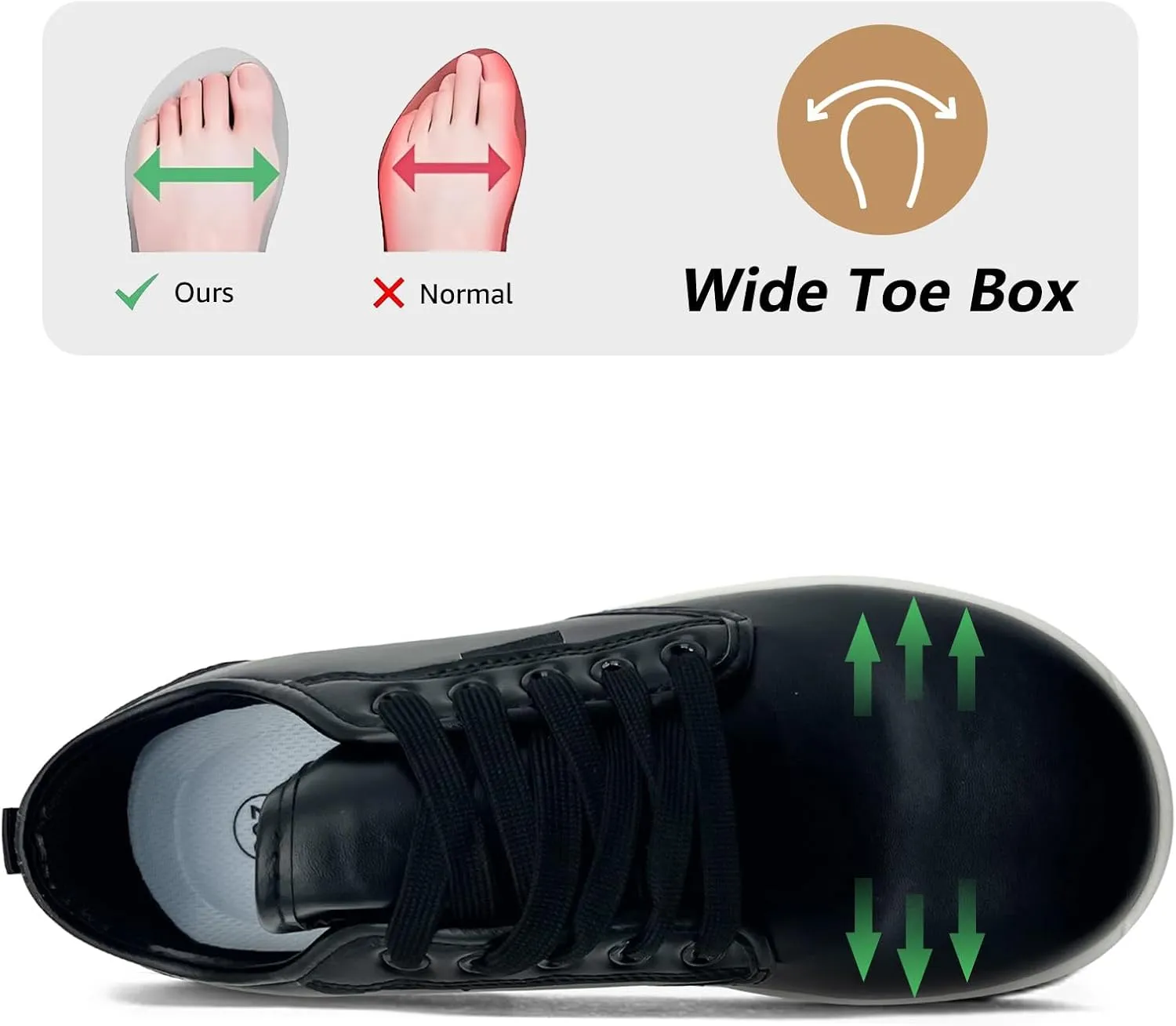 Womens Mens Barefoot Wide Toe Box Shoes, Walking Shoes Zero Drop Sneakers for Men Minimalist Casual Shoes