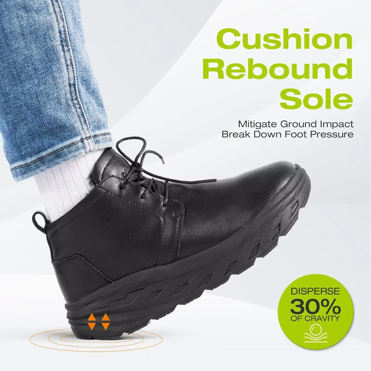 Women's Orthopedic Wide Leather Winter Ankle Boots: Comfortable Arch Support Walking Shoes for Diabetic and Orthotic, Casual Warm Plantar Fasciitis Dress Shoes for Foot and Heel Pain