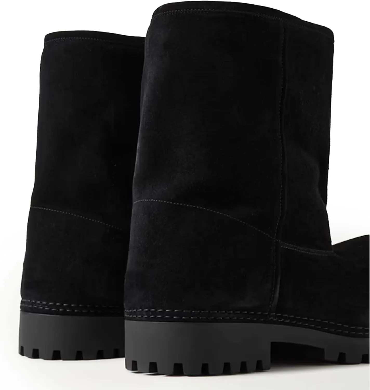 Women's Platform Mini Boots - Cozy Fur-Lined Ankle Boots for Warm and Stylish Snow Shoes