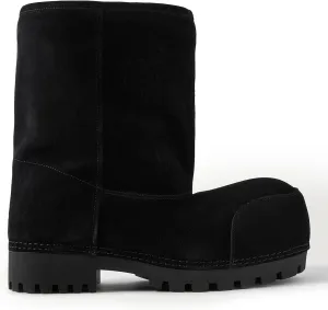 Women's Platform Mini Boots - Cozy Fur-Lined Ankle Boots for Warm and Stylish Snow Shoes