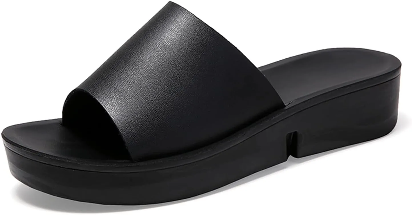 Women's Platform Sandals Casual Fashion Wedge Summer Beach Shoes Comfortable and lightweight slippers for women