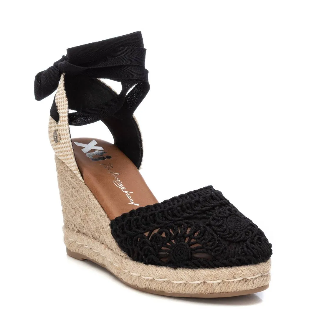 Women's sandals 142336 BLACK