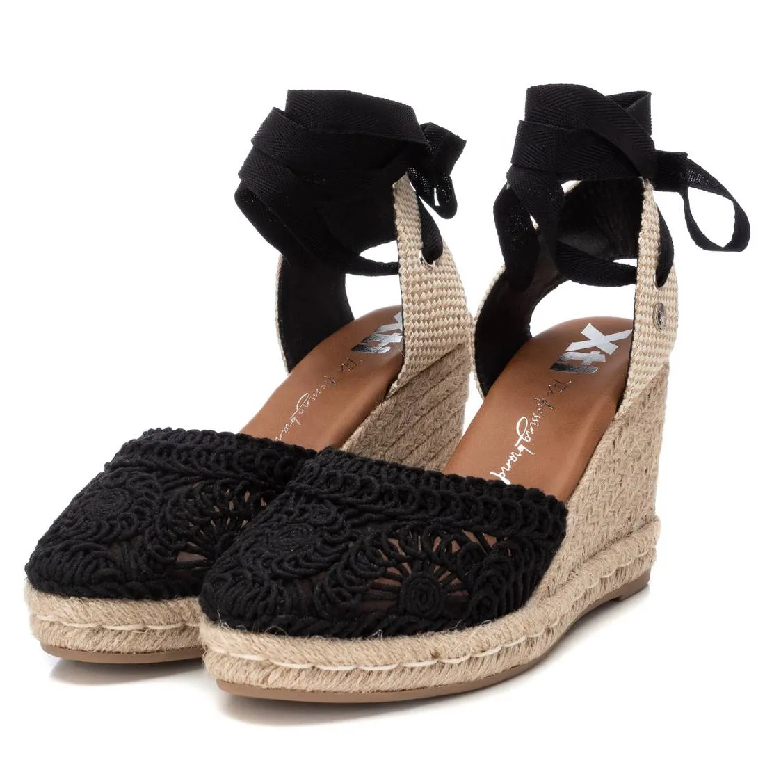 Women's sandals 142336 BLACK