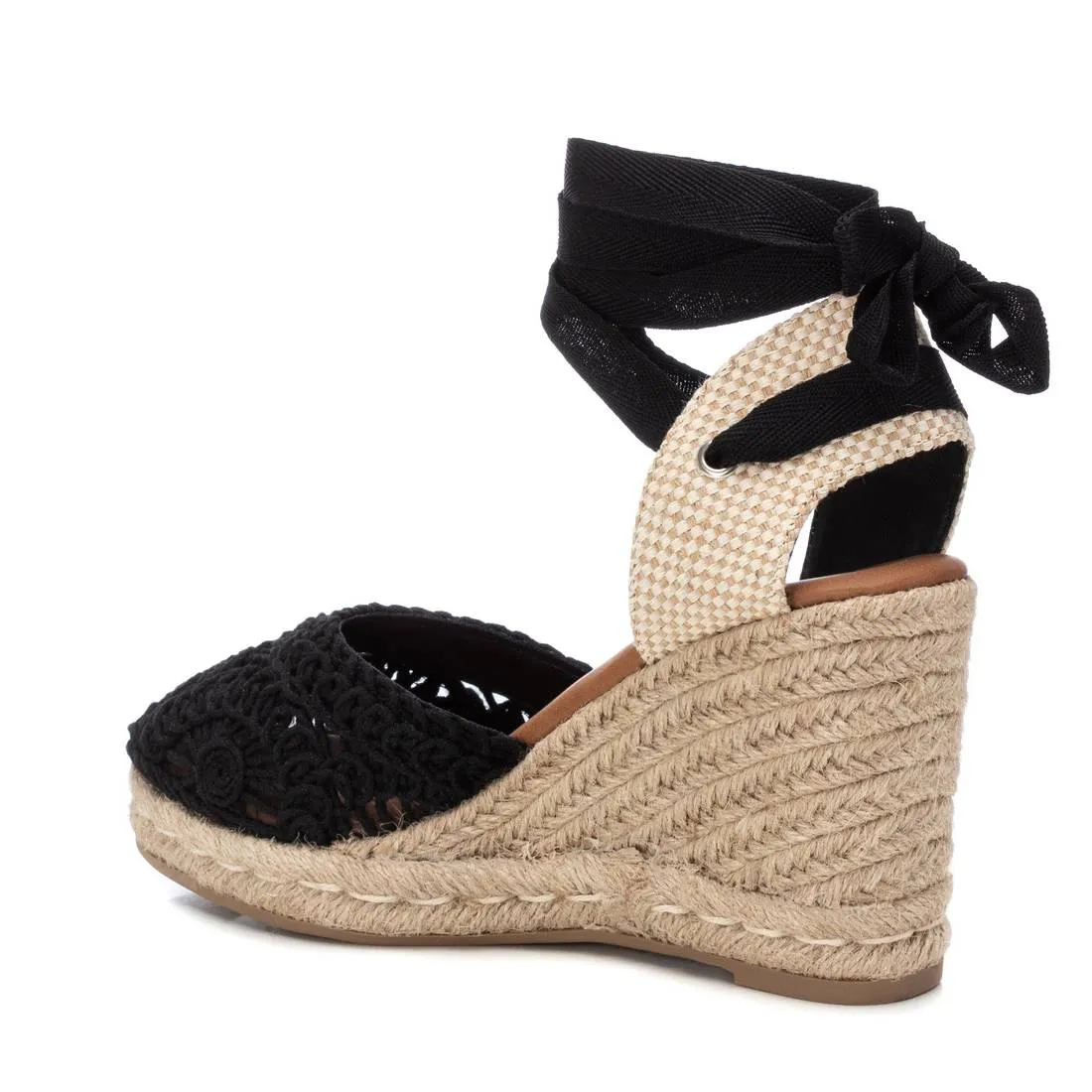 Women's sandals 142336 BLACK