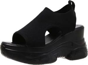 Women'S Sandals Dress Beach Wedding Shoes Strappy Bohemian Wide Width Wedges Heels For Women