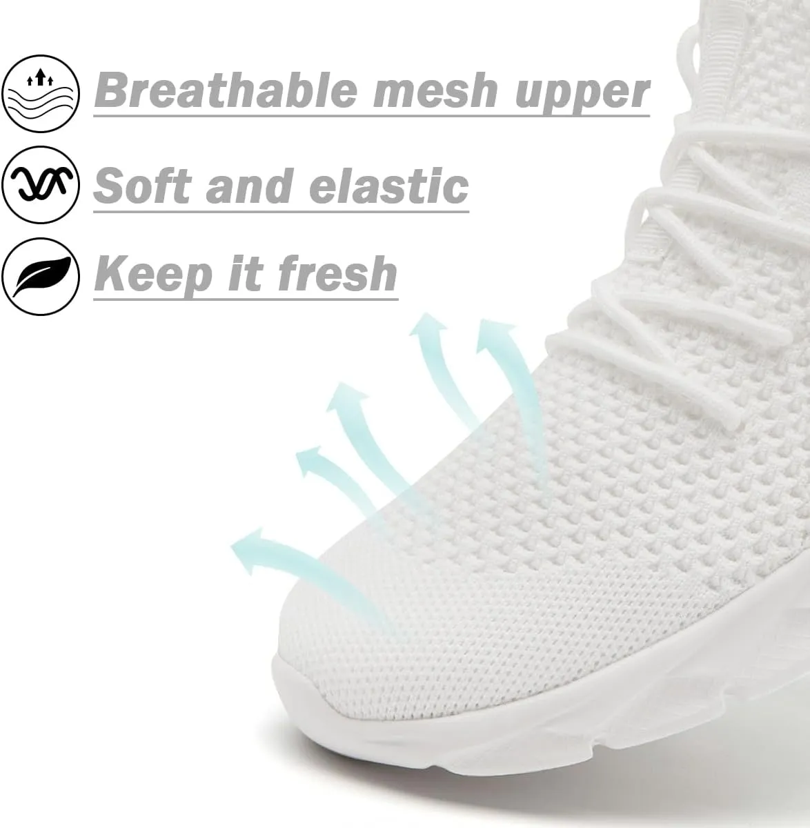 Women's Shoes Running Tennis Sneakers Walking Non Slip On Shoe Gym Sports Fashion Casual Athletic Lightweight Breathable Comfortable Shoes