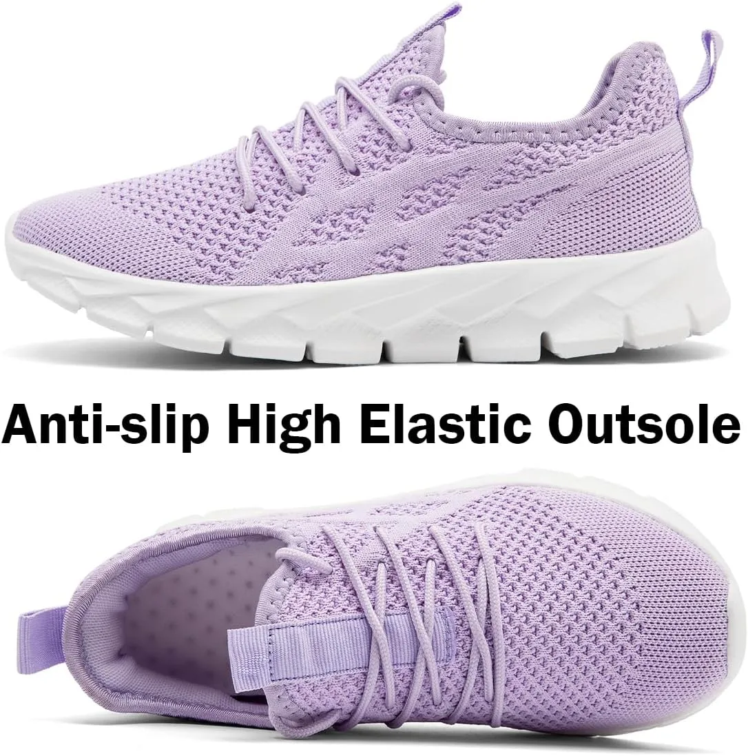 Women's Shoes Running Tennis Sneakers Walking Non Slip On Shoe Gym Sports Fashion Casual Athletic Lightweight Breathable Comfortable Shoes