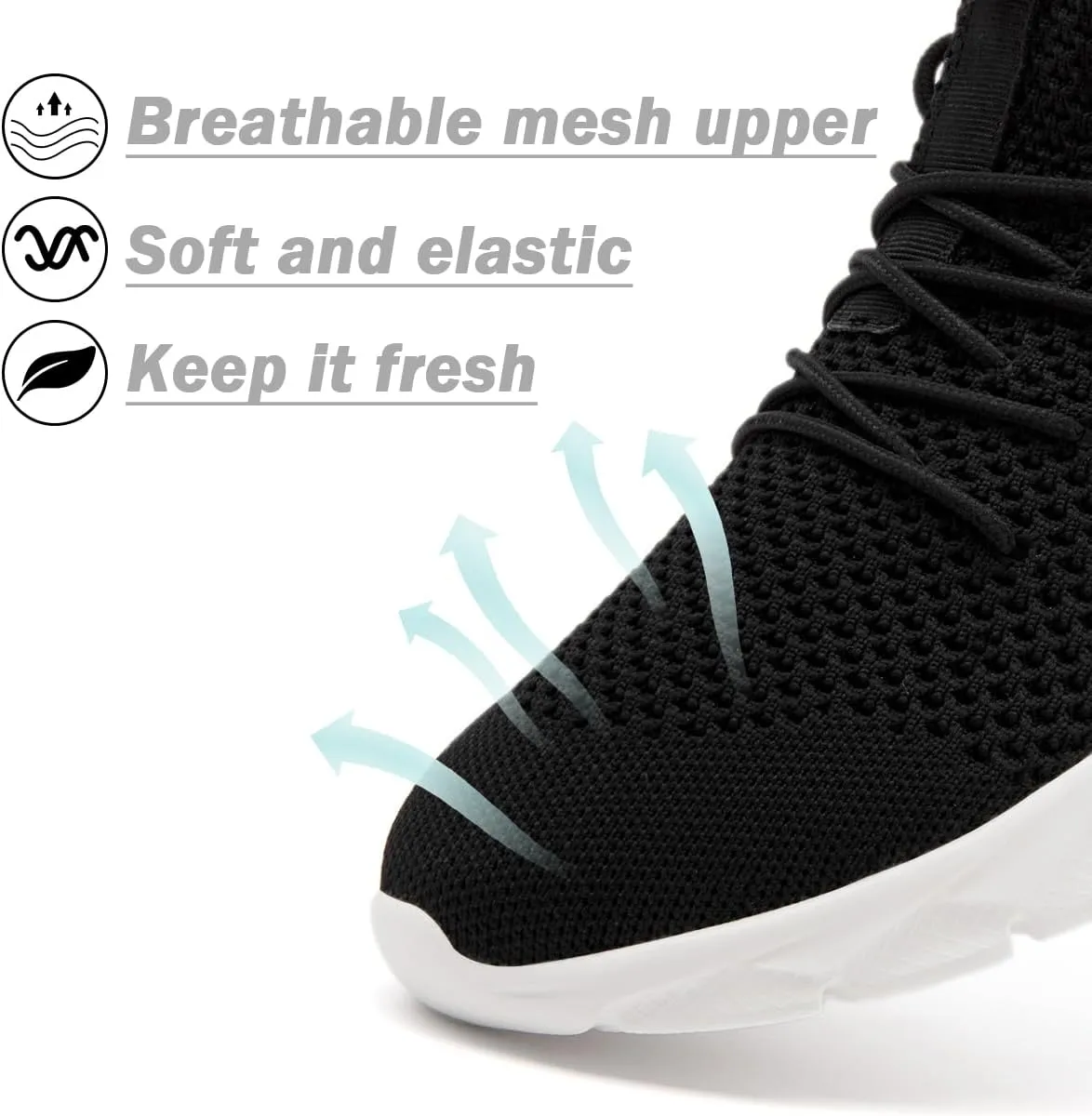 Women's Shoes Running Tennis Sneakers Walking Non Slip On Shoe Gym Sports Fashion Casual Athletic Lightweight Breathable Comfortable Shoes