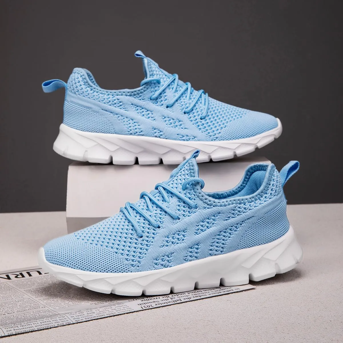 Women's Shoes Running Tennis Sneakers Walking Non Slip On Shoe Gym Sports Fashion Casual Athletic Lightweight Breathable Comfortable Shoes