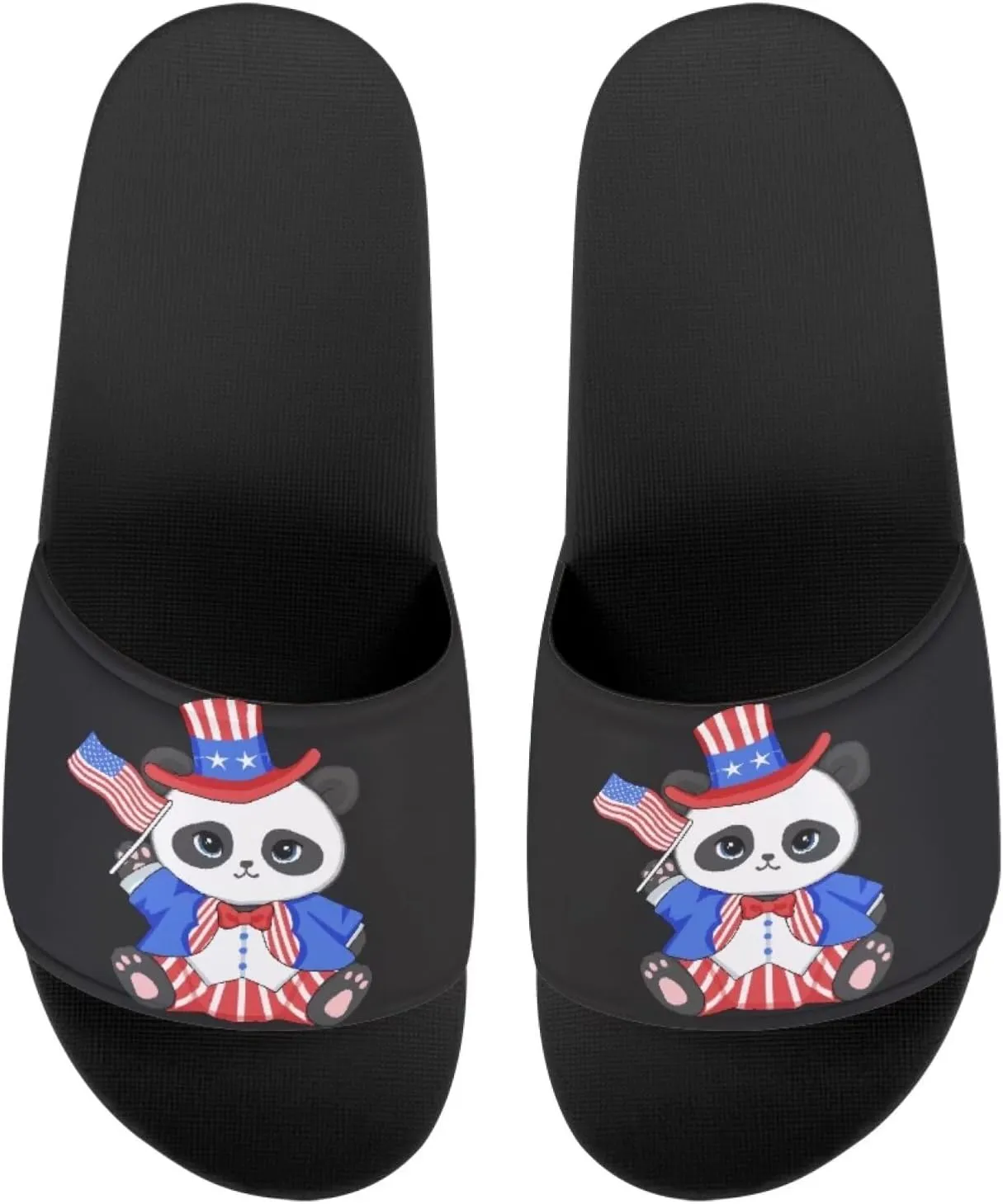 Womens Slide Sandals Single Band Sandals Slippers Open Toe Flat Sandals House Shower Shoes