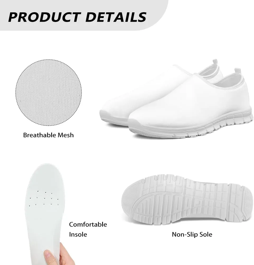 Women's Sneakers Casual Low Top Walking Sneaker Flat Outdoor Breathable Slip On Soft Holiday Shoes for Women