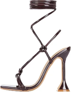 Womens Square Toe Sandals Open Toe Strappy Ankle Strap High Heel Sandals Sexy Kitten Heels Sandals Classic Dressy Comfort Sandals Work Party Shoes