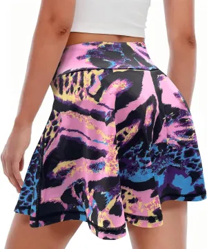 Womens Tennis Skirts Skorts High Waisted Golf Pleated Skirt for Athletic Running Pickleball Workout