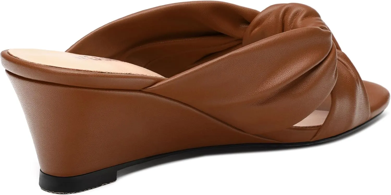 Women's Wedge Heel Sandals,Round Open Toe Slope Sandals for women,Casual Party,Dating,Vacation,Summer Must Have Sandals