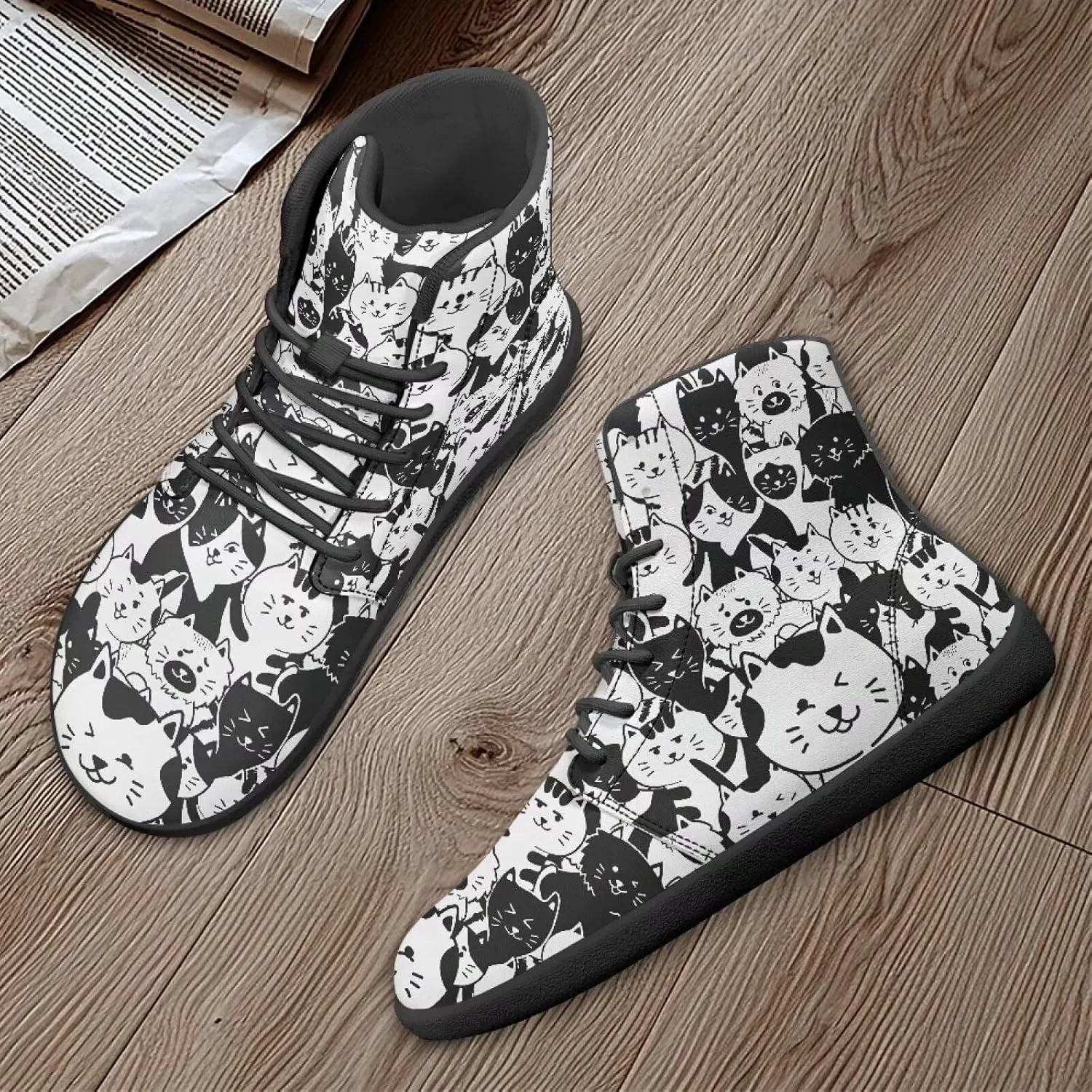 Womens Winter Hiking Boots Wide Toe Box Warm Snow Boots Minimalist Barefoot Boots Non-Slip Ankle Booties