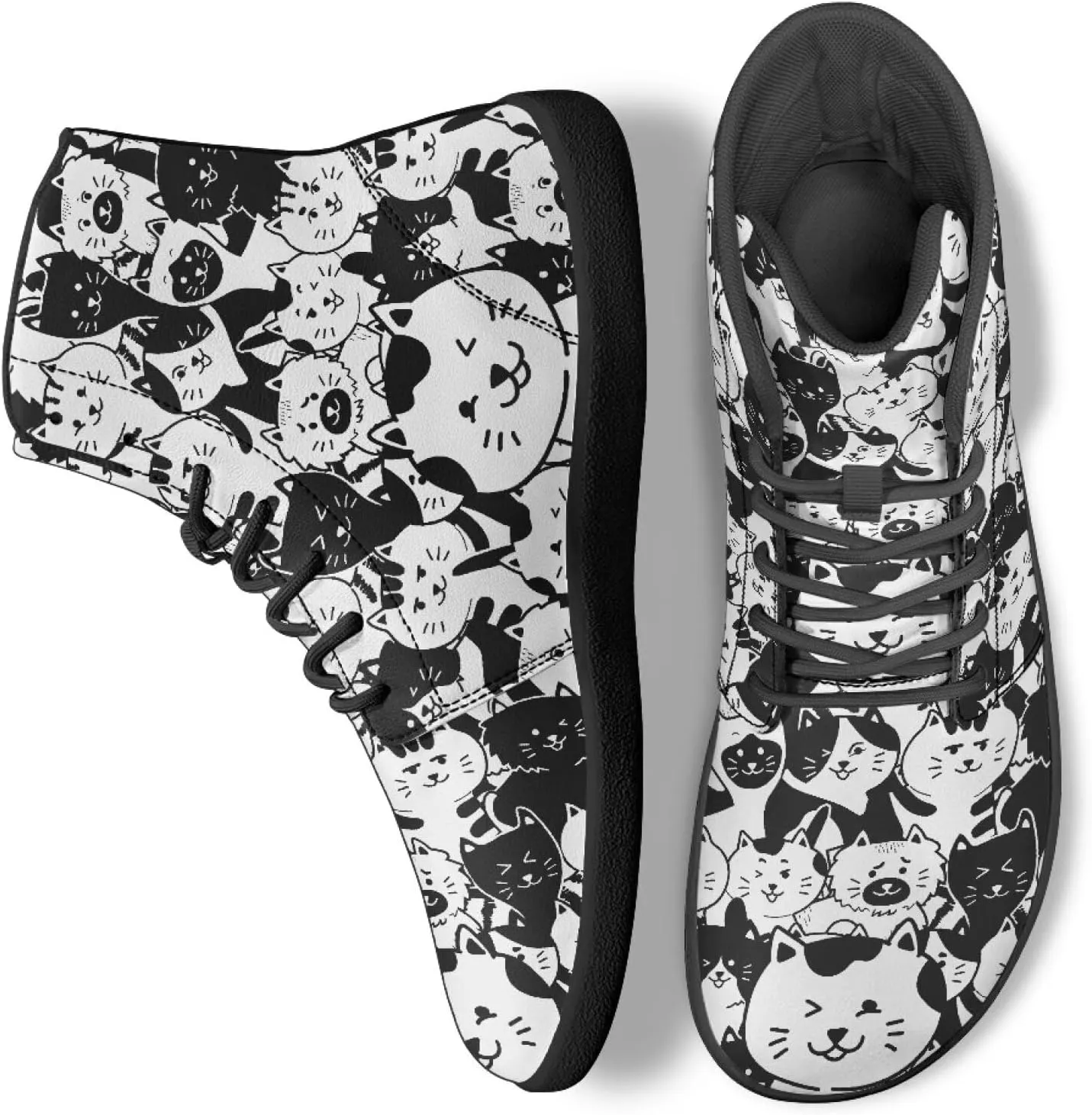 Womens Winter Hiking Boots Wide Toe Box Warm Snow Boots Minimalist Barefoot Boots Non-Slip Ankle Booties