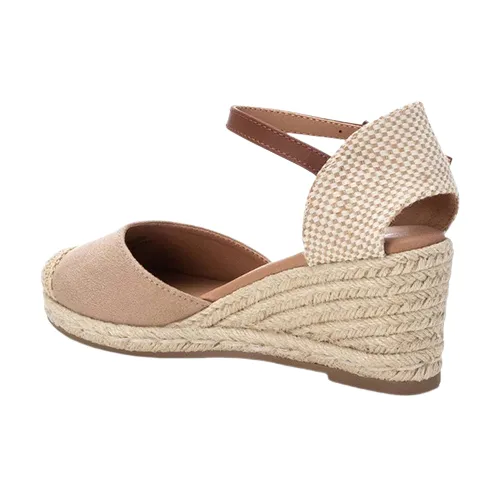 XtI Ladies Wedge Sandal- 140746 - Beige