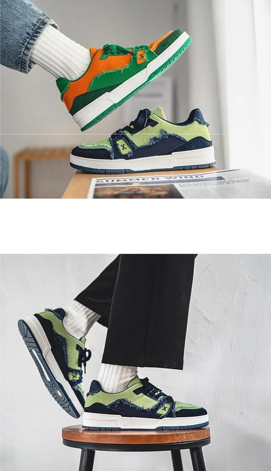 Y2K Breathable Fashion Lace Up Elevator Sneakers for Men Running Training Walking All Season Casual Shoes with Thick Sole and Height Increase Design